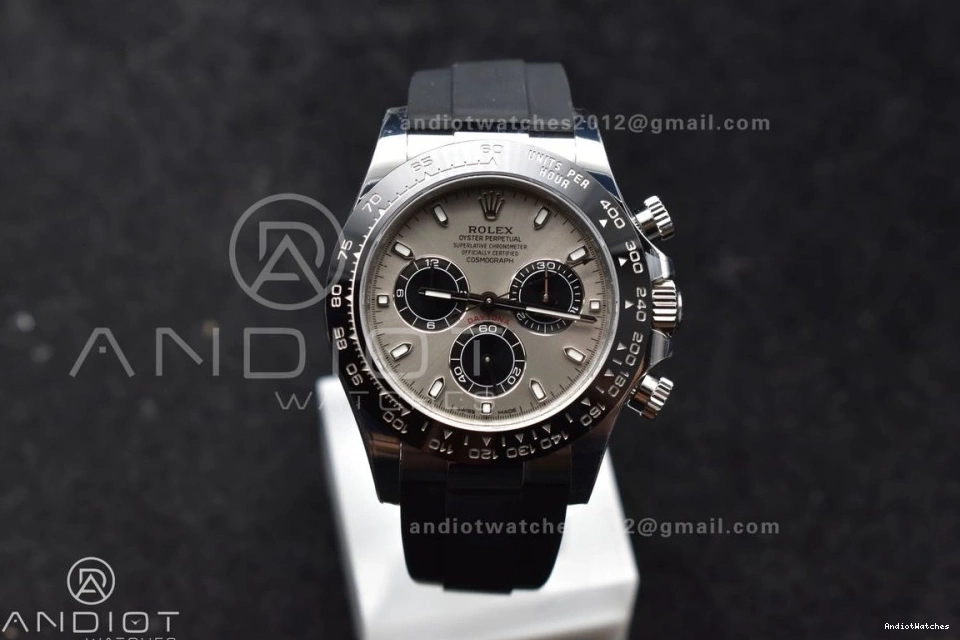 Daytona 1:1 DD Steel Gray 116519 775 Oyster flex Best FlexibleFit Strap Edition VSF 904L Dial on 0901